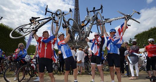 London to Paris ride / Tour de France finale 24-28 July 2019